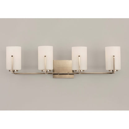 Maxim Lighting Dart 4-Light Bath Vanity, Satin Brass - 21284SWSBR