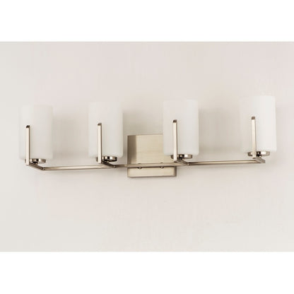 Maxim Lighting Dart 4-Light Bath Vanity, Satin Brass - 21284SWSBR