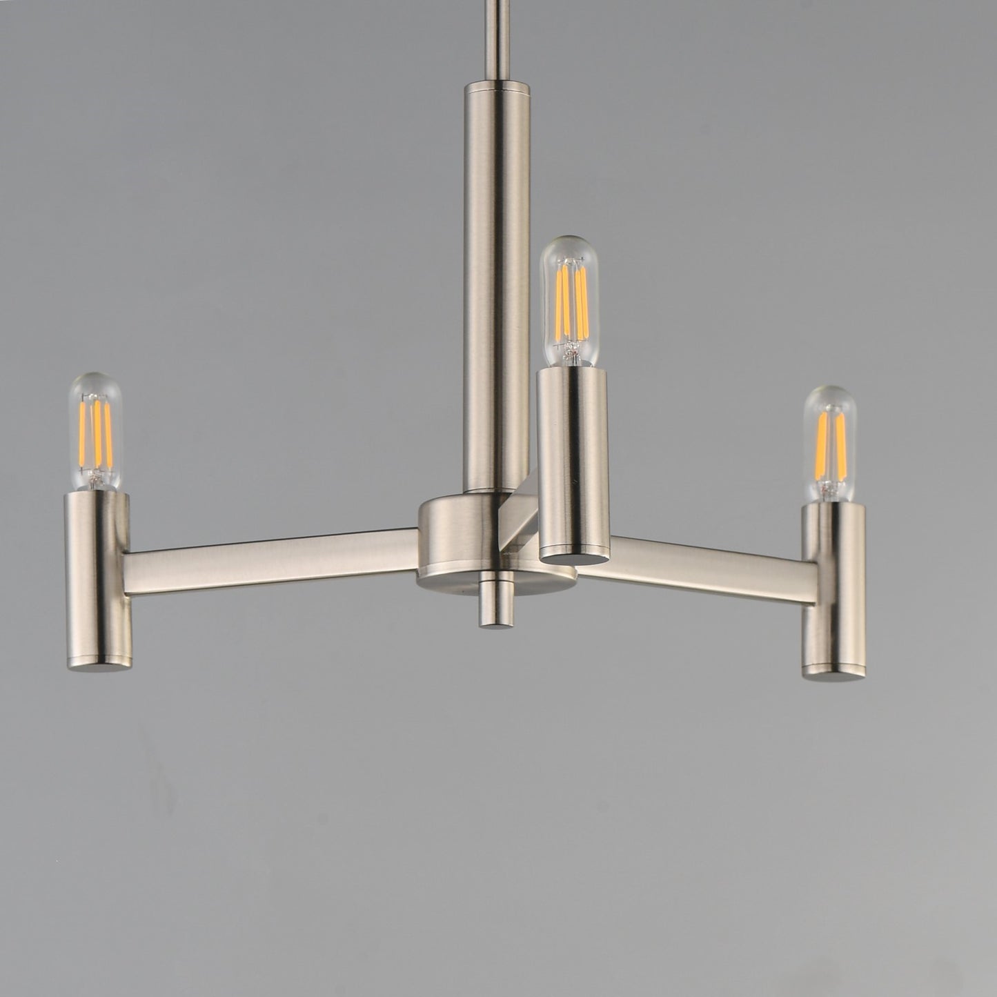 Maxim Lighting Emana 3 Light 9.75" Chandelier, Satin Nickel