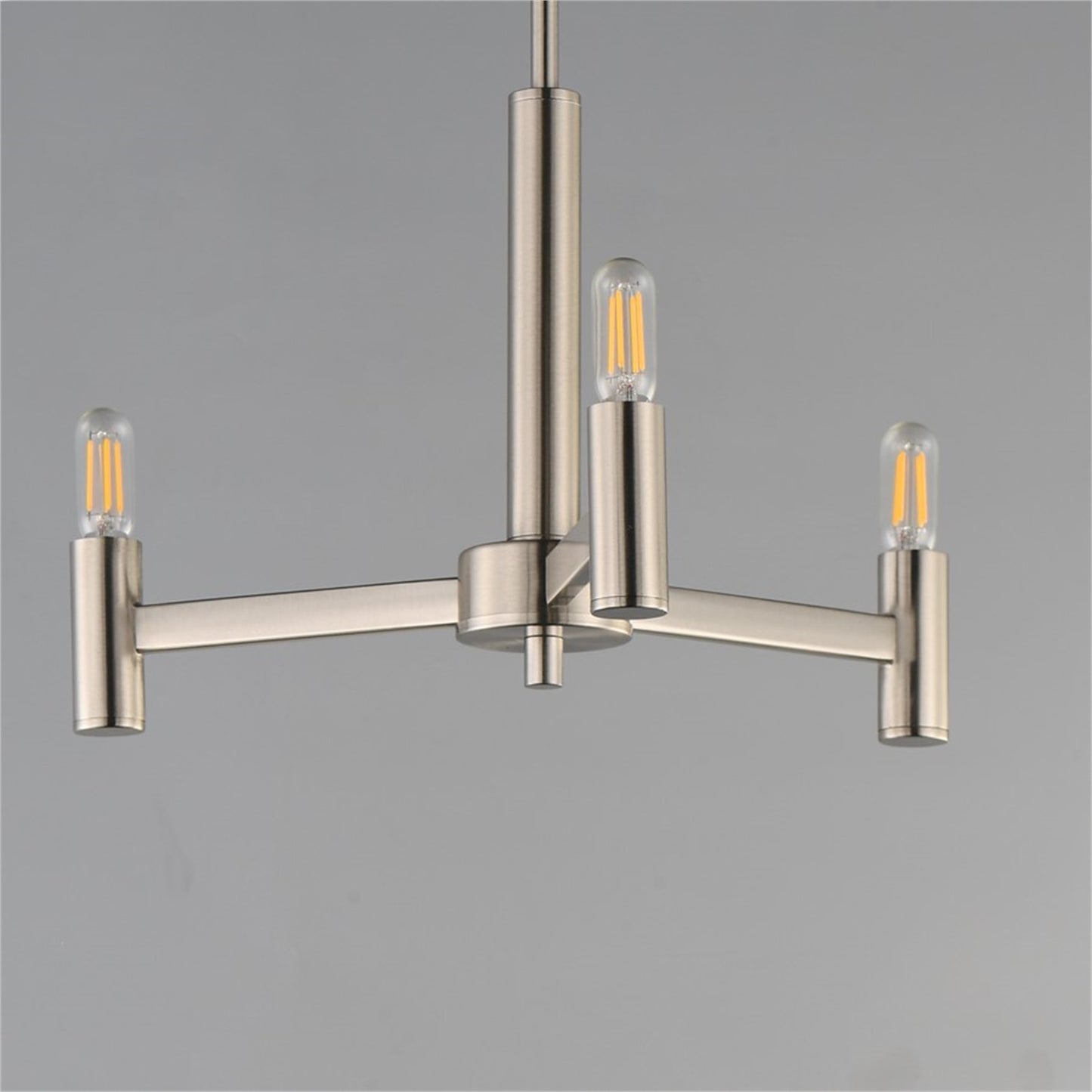 Maxim Lighting Emana 3 Light 9.75" Chandelier, Satin Nickel
