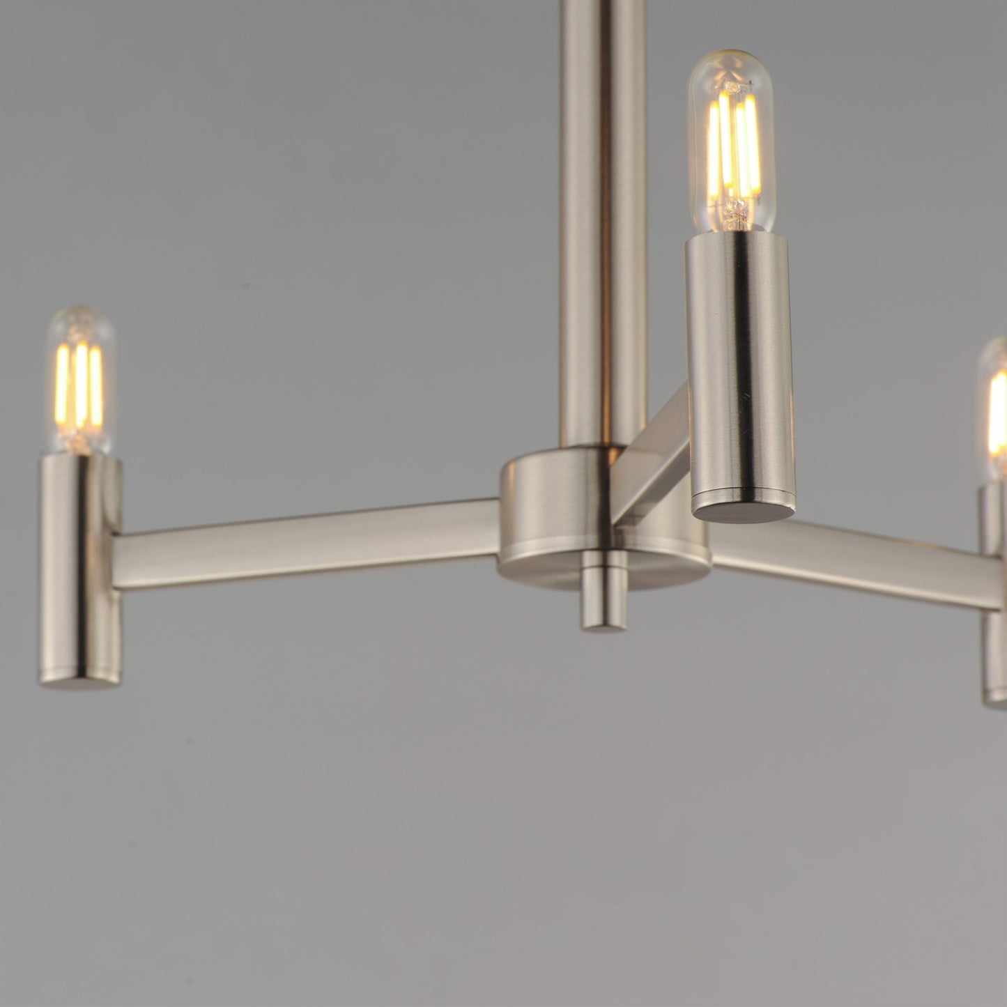Maxim Lighting Emana 3 Light 9.75" Chandelier, Satin Nickel