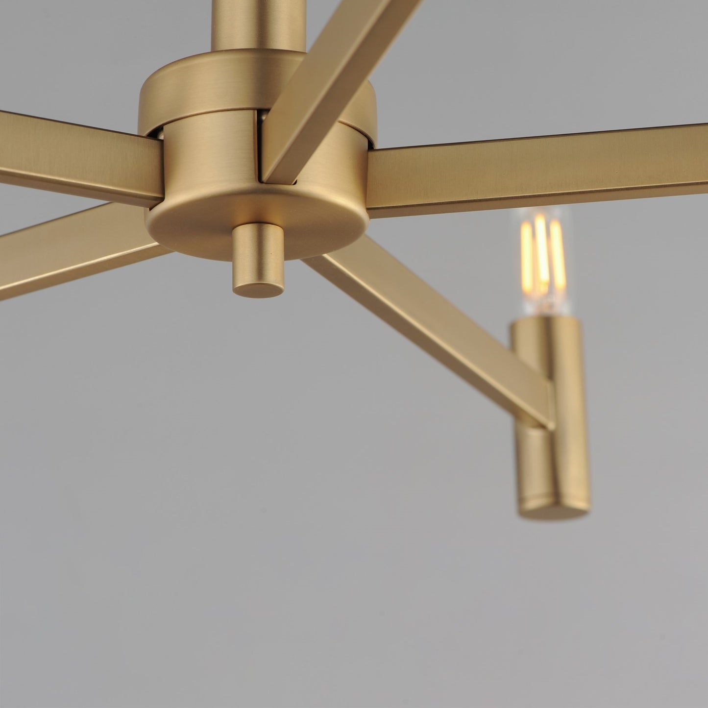 Maxim Lighting Emana 5 Light 10.5" Chandelier, Natural Aged Brass