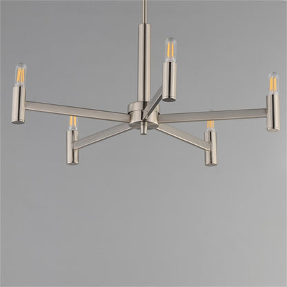 Maxim Lighting Emana 5 Light 10.5" Chandelier, Satin Nickel
