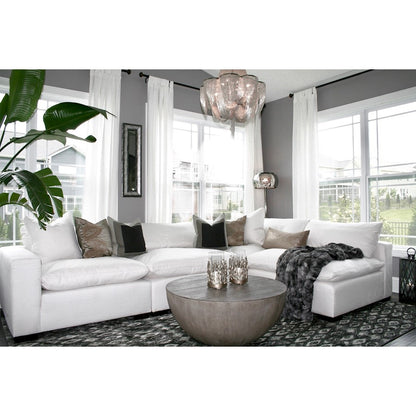 Chantilly Chandelier, Polished Nickel
