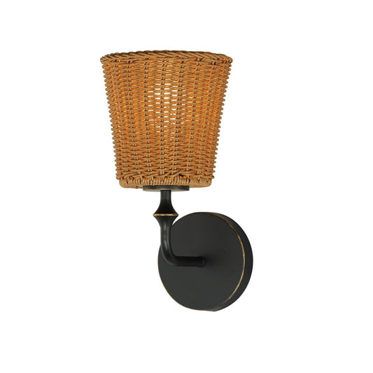 Maxim Lighting Baja 1 Light Wall Sconce, Dark Bronze