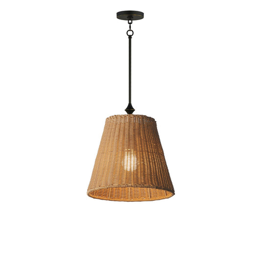 Maxim Lighting Baja 1 Light 13.25" Single Pendant, Dark Bronze