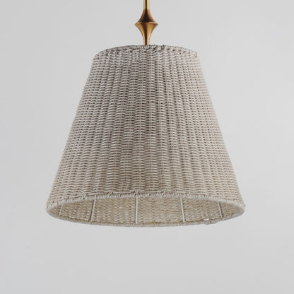 Maxim Lighting Baja 1Lt 17.5" Single Pendant, Natural Aged Brass