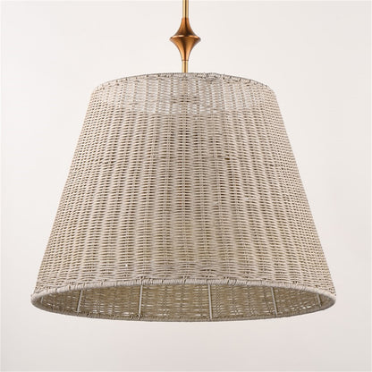Maxim Lighting Baja 3Lt 23.5" Single Pendant, Natural Aged Brass