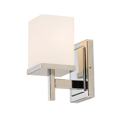 Maxim Lighting Tetra 1-Light Wall Sconce, Polished Chrome