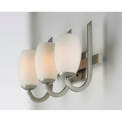 Maxim Lighting Taylor 3 Light Bath Vanity, Satin Nickel