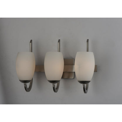 Maxim Lighting Taylor 3 Light Bath Vanity, Satin Nickel