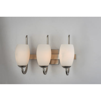 Maxim Lighting Taylor 3 Light Bath Vanity, Satin Nickel