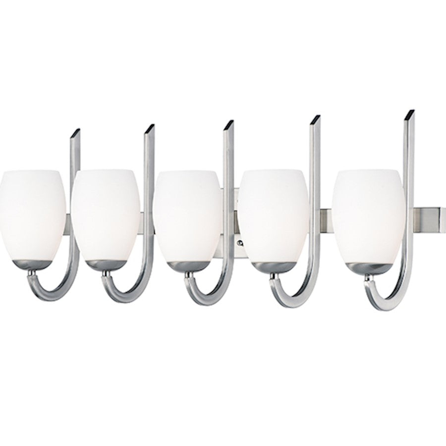 Maxim Lighting Taylor 5 Light Bath Vanity, Satin Nickel