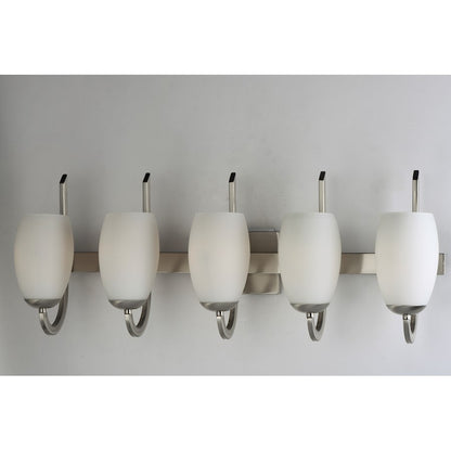 Maxim Lighting Taylor 5 Light Bath Vanity, Satin Nickel