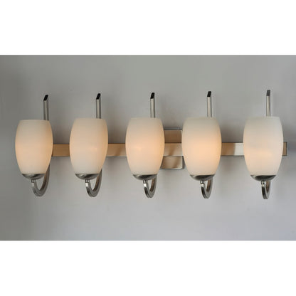 Maxim Lighting Taylor 5 Light Bath Vanity, Satin Nickel