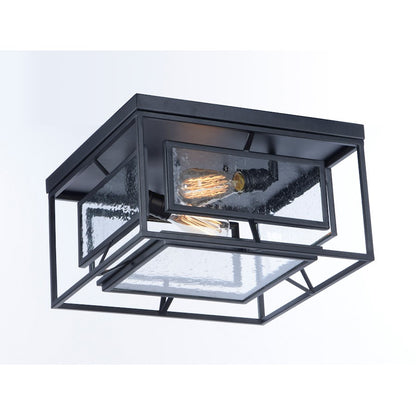 Maxim Lighting Era 2 Light Ceiling Lamp, Black