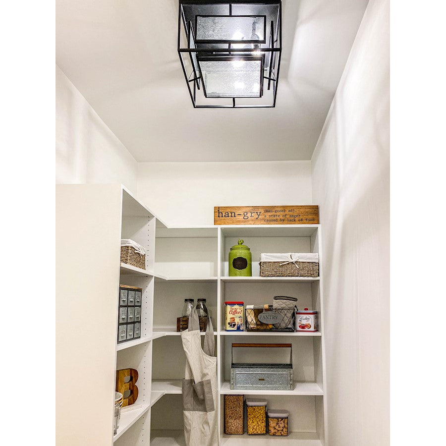 Maxim Lighting Era 2 Light Ceiling Lamp, Black