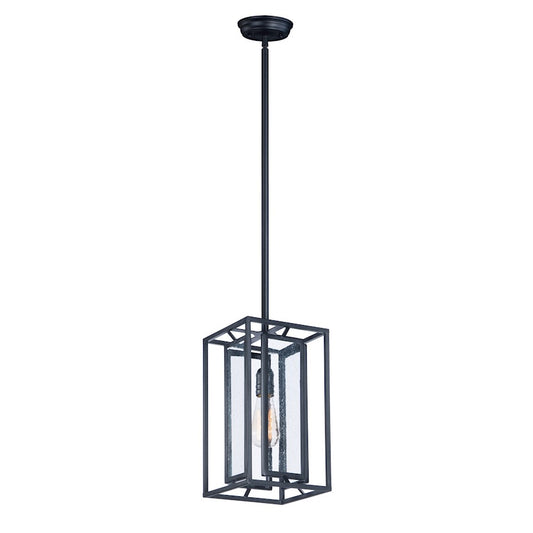 Maxim Lighting 13.75' x 7.75' Era 1 Light Pendant w/Bulb, Black