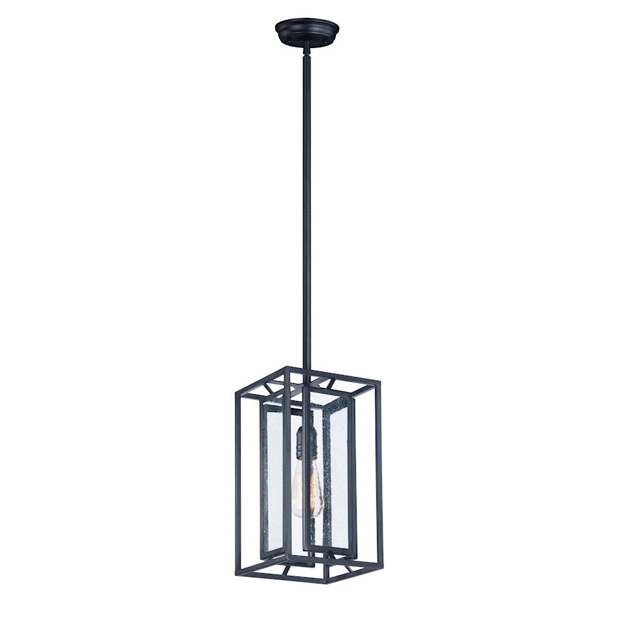 Maxim Lighting 13.75' x 7.75' Era 1 Light Pendant w/Bulb, Black