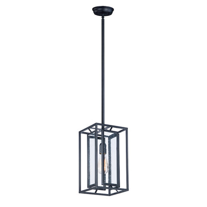 Maxim Lighting 13.75' x 7.75' Era 1 Light Pendant w/Bulb, Black