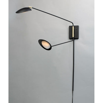 LED Pin-Up Wall Sconce