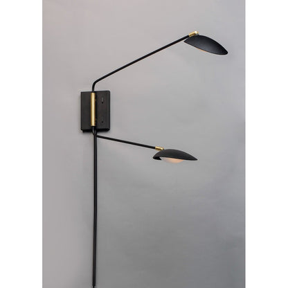 LED Pin-Up Wall Sconce