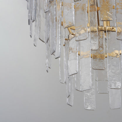 Maxim Warren 12Lt Multi-Light Pendant, Gold Leaf/Artisan