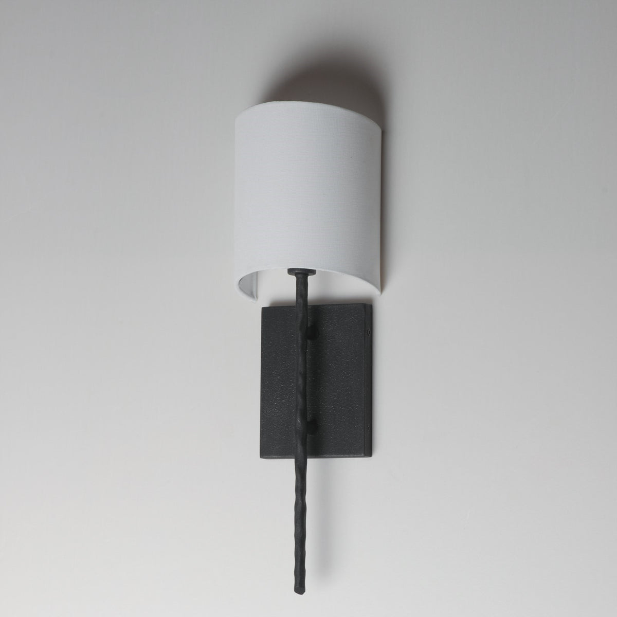 Maxim Lighting Martel 1 Light 20" Wall Sconce, Blacksmith/White