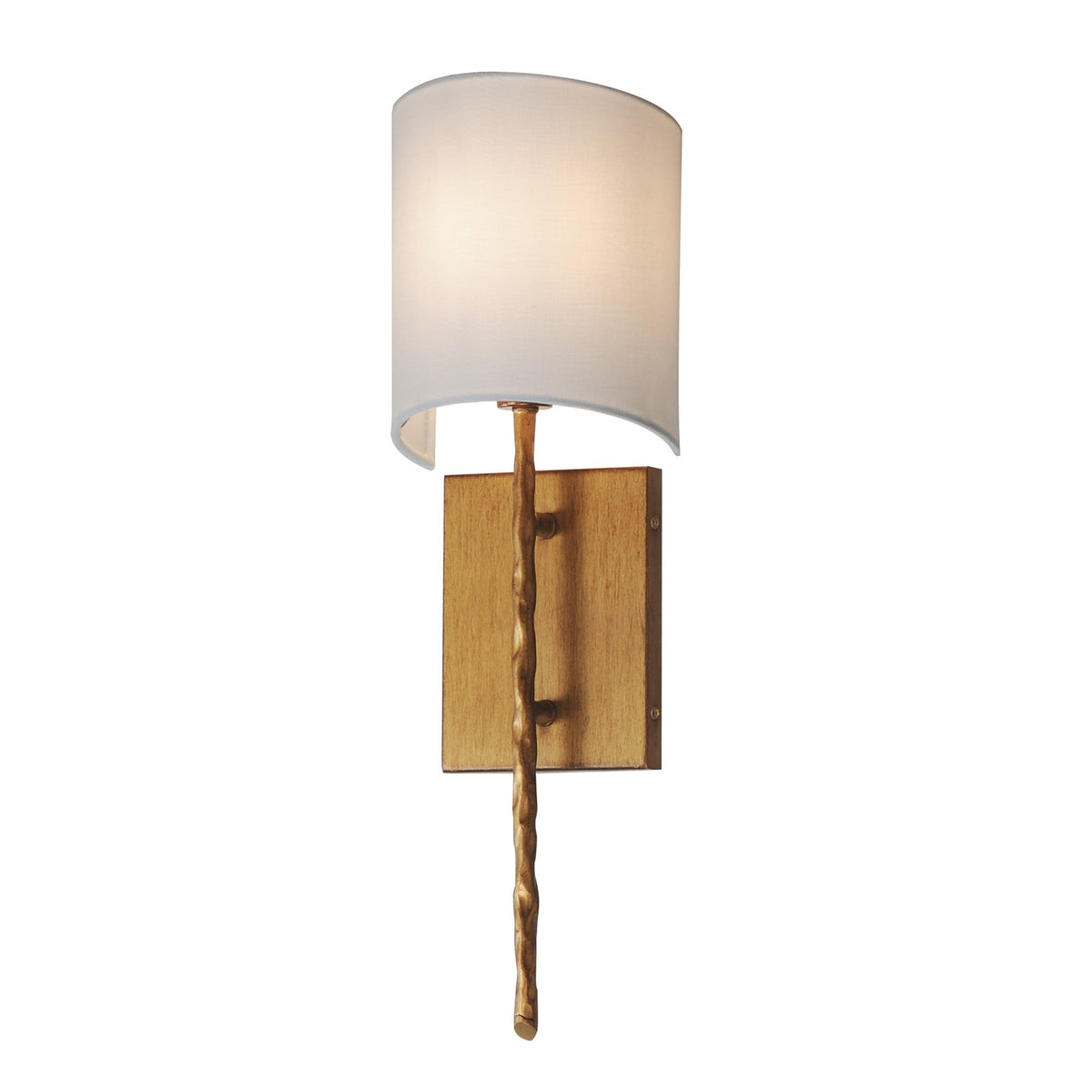 Maxim Lighting Martel 1 Light 20" Wall Sconce, Etruscan Gold/White