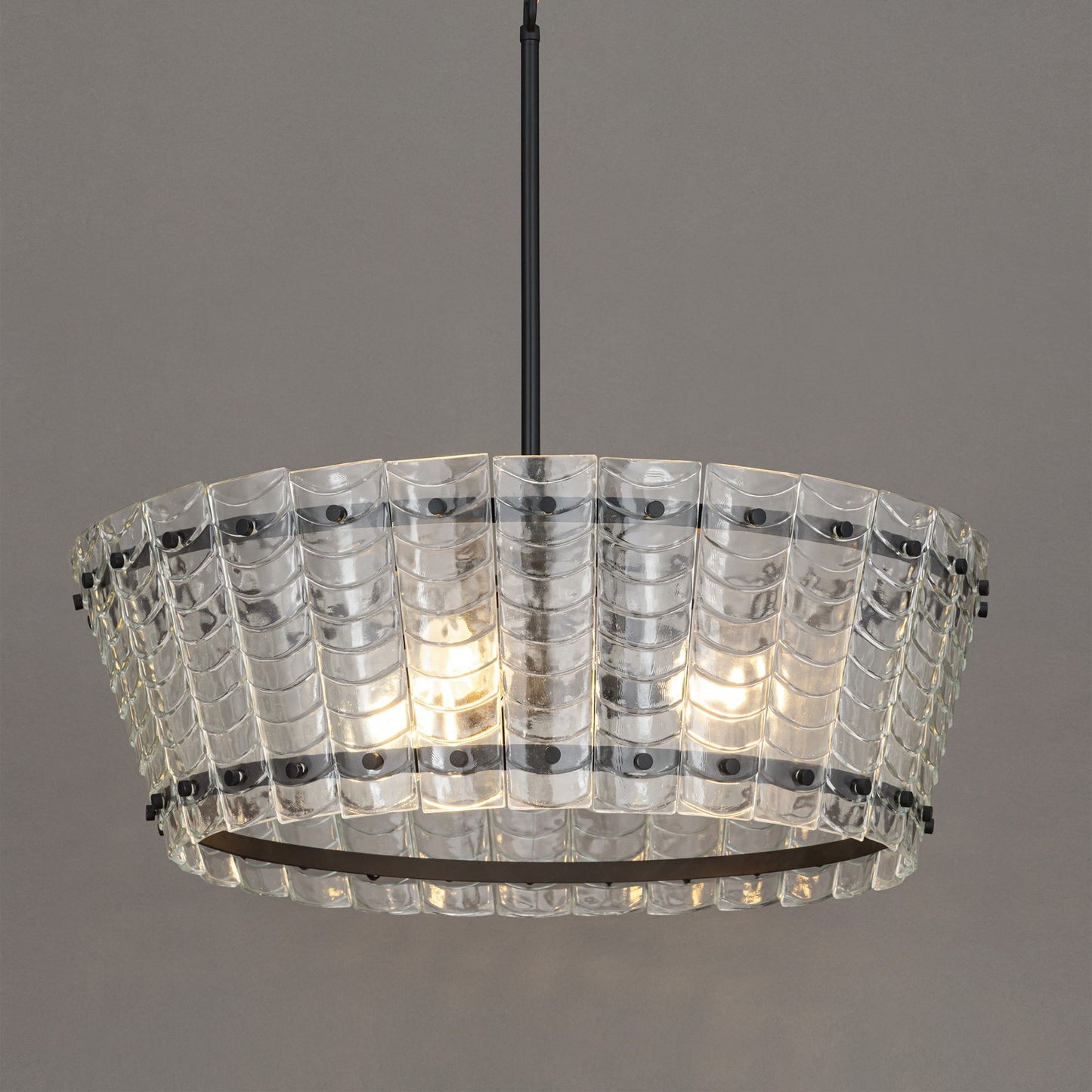 Maxim Lighting Ruche 4 Light 10.5" Chandelier, Bronze/Clear