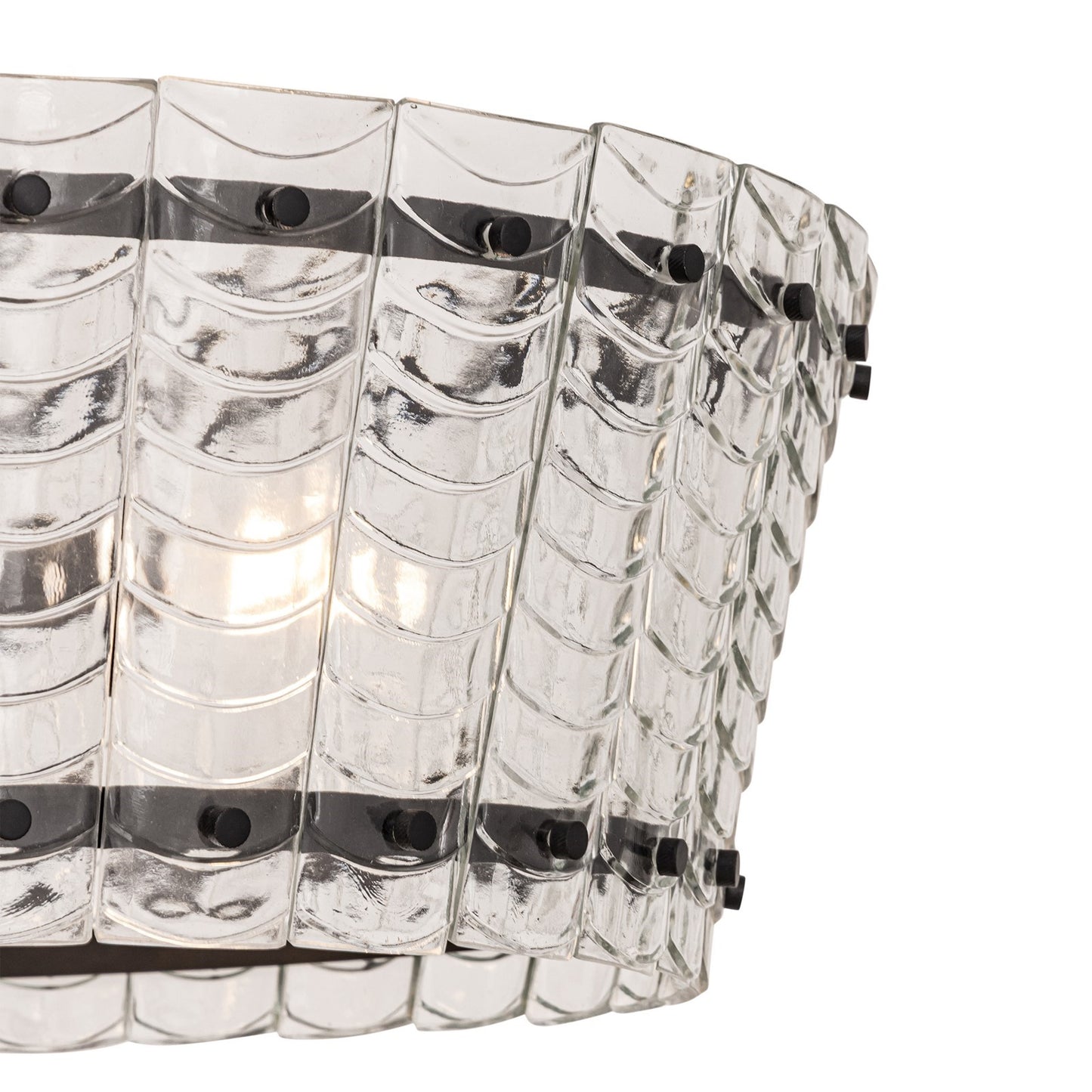 Maxim Lighting Ruche 4 Light 10.5" Chandelier, Bronze/Clear