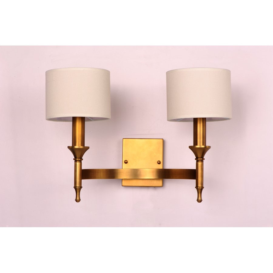 2 Light Wall Sconce