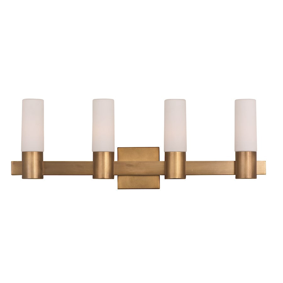 Maxim Lighting Contessa Bath Vanity, Natural Aged Brass