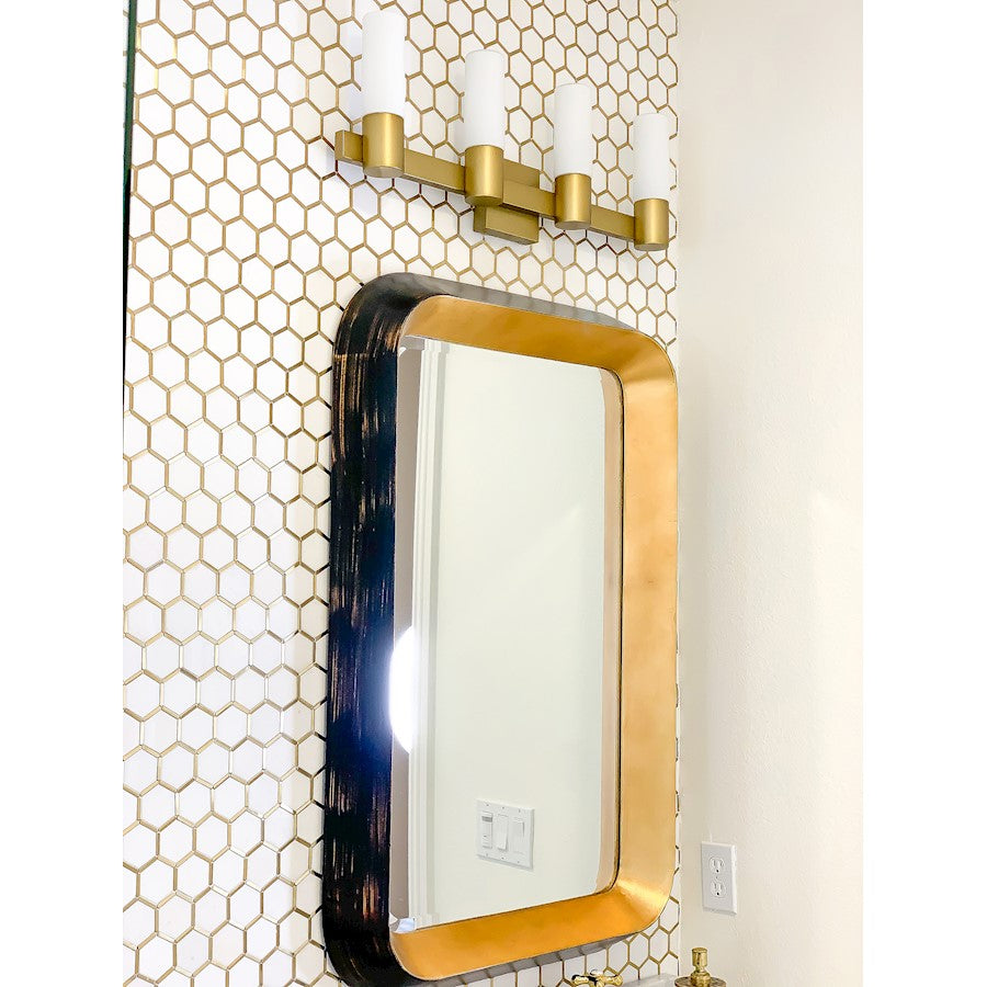 Maxim Lighting Contessa Bath Vanity, Natural Aged Brass
