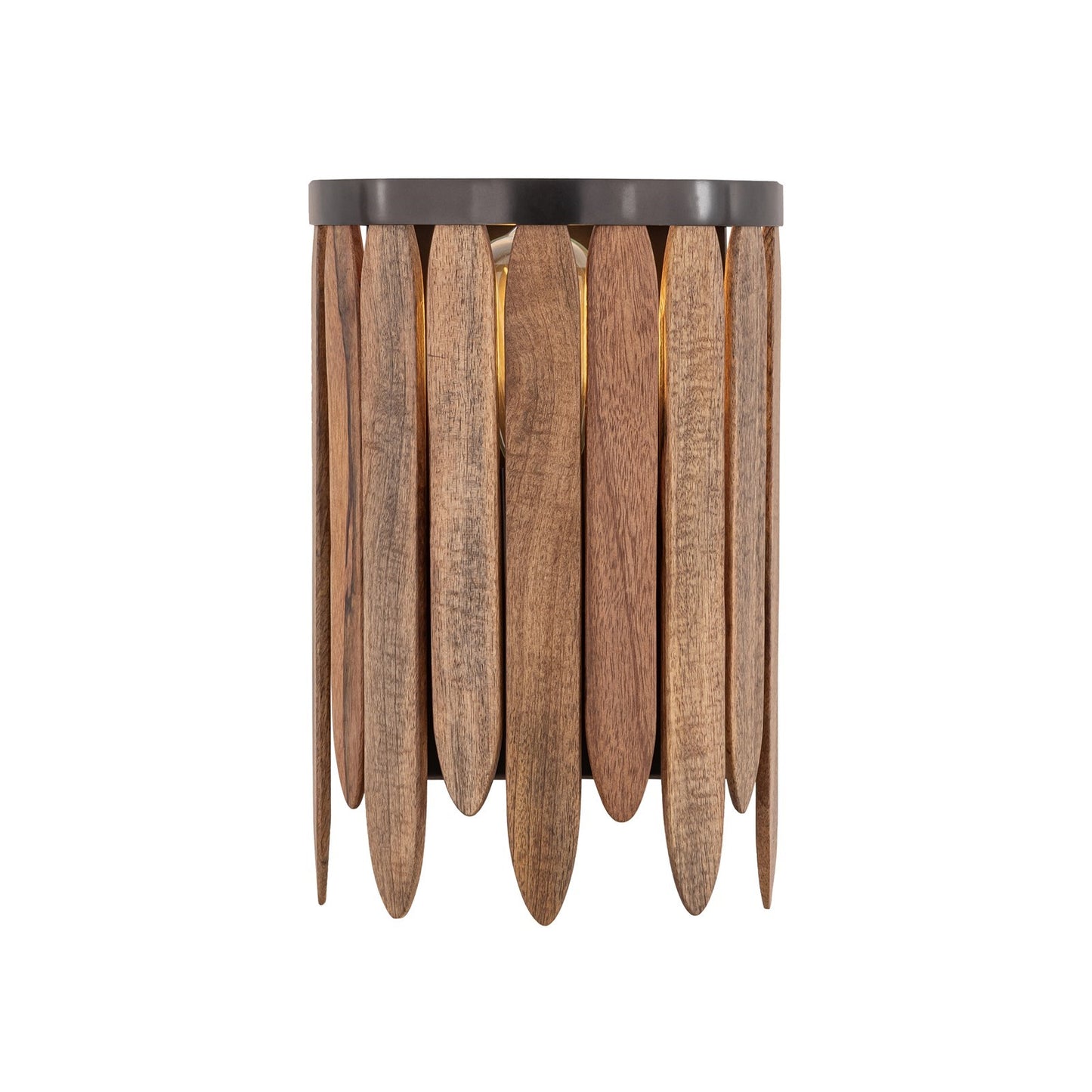 Maxim Lighting Marimba 1 Light 12" Wall Sconce, Walnut