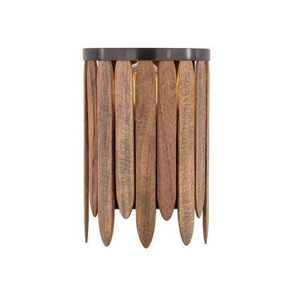 Maxim Lighting Marimba 1 Light 12" Wall Sconce, Walnut