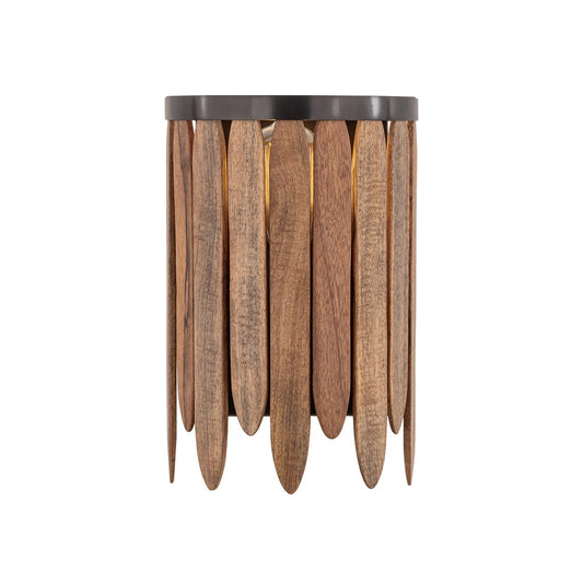 Maxim Lighting Marimba 1 Light 12" Wall Sconce, Walnut