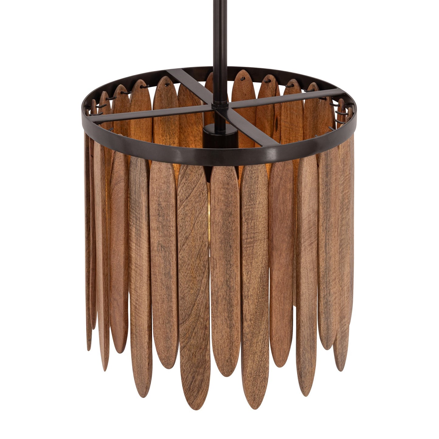 Maxim Lighting Marimba 1 Light 12" Single Pendant, Walnut