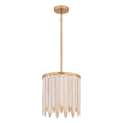Maxim Lighting Marimba 1Lt 12" Single Pendant, Weathered White - 22511WWTNAB