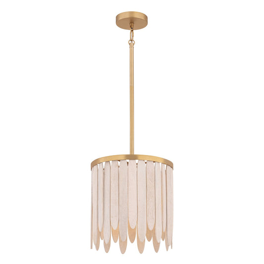 Maxim Lighting Marimba 1Lt 12" Single Pendant, Weathered White