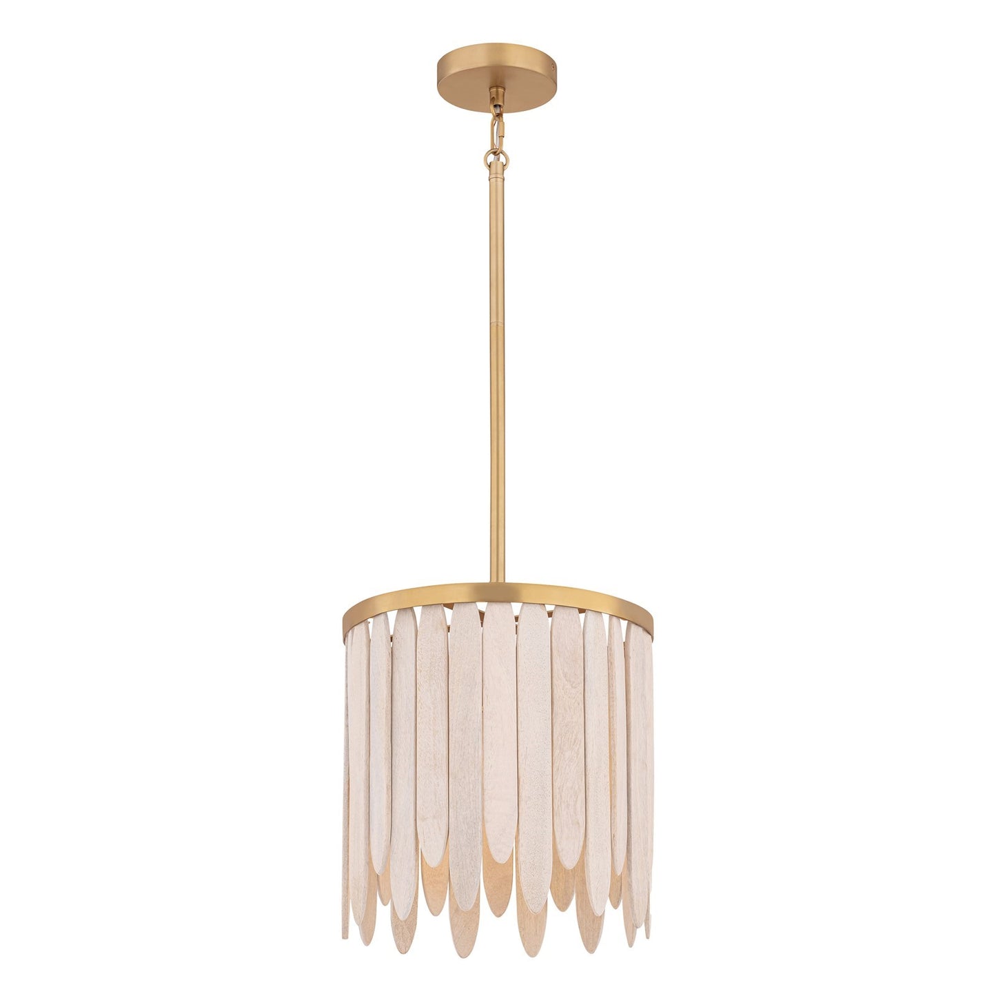 Maxim Lighting Marimba 1Lt 12" Single Pendant, Weathered White