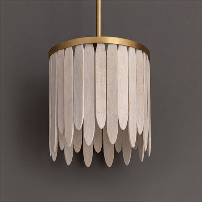 Maxim Lighting Marimba 1Lt 12" Single Pendant, Weathered White