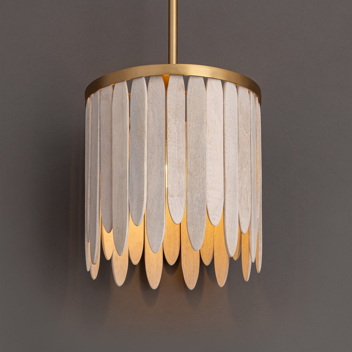 Maxim Lighting Marimba 1Lt 12" Single Pendant, Weathered White