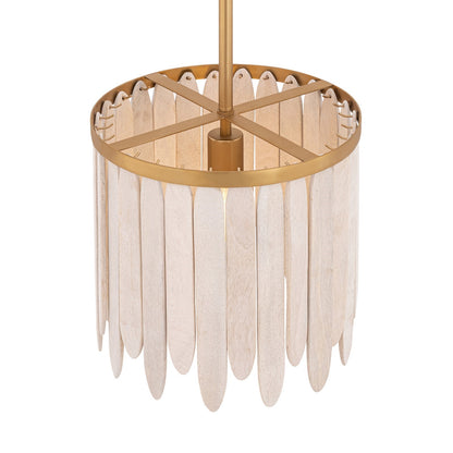 Maxim Lighting Marimba 1Lt 12" Single Pendant, Weathered White