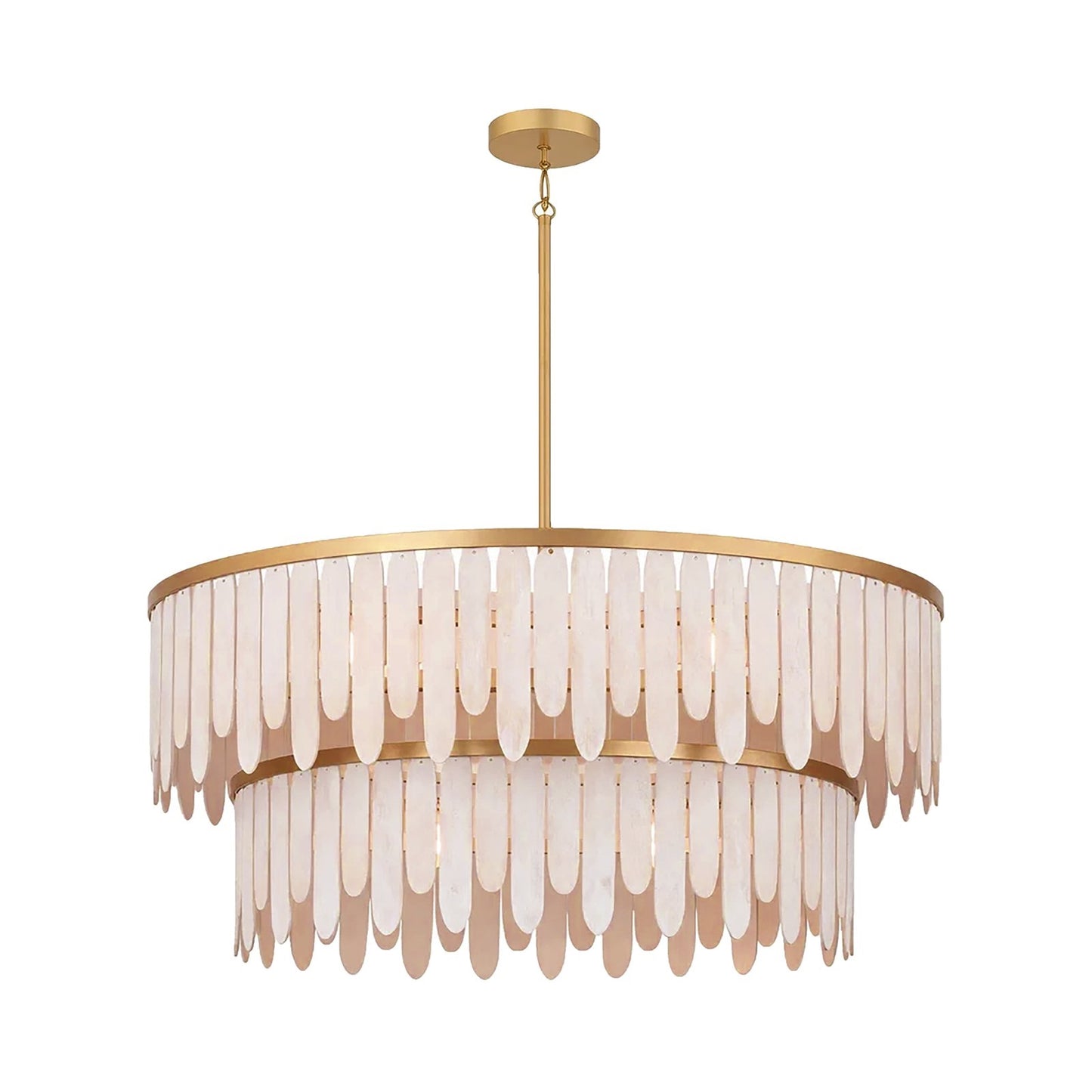 Maxim Lighting Marimba 7Lt 15" Single Pendant, Weathered White