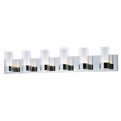 6 Light Bathroom Vanity Light, Chrome