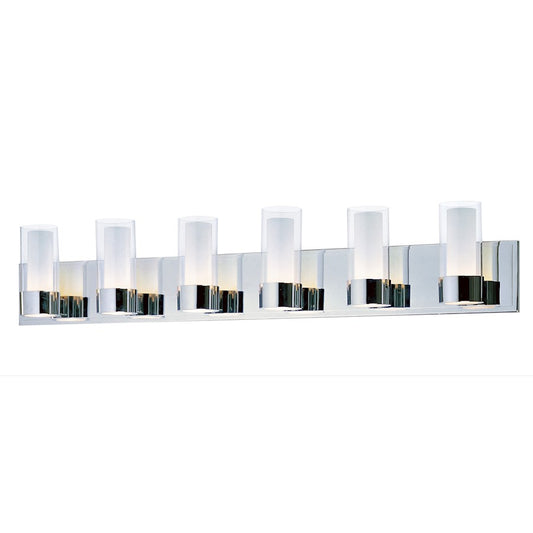 6 Light Bathroom Vanity Light, Chrome