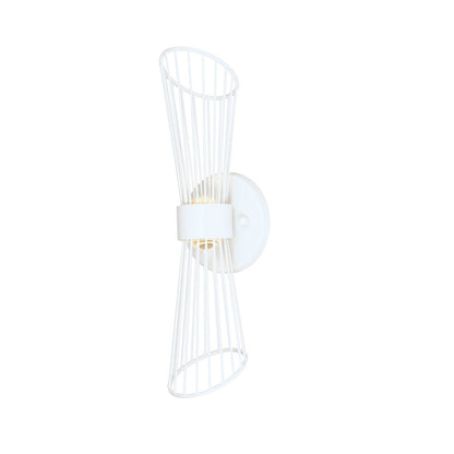 Maxim Lighting Zeta 2 Light Wall Sconce, Matte White
