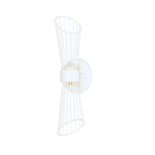 Maxim Lighting Zeta 2 Light Wall Sconce, Matte White