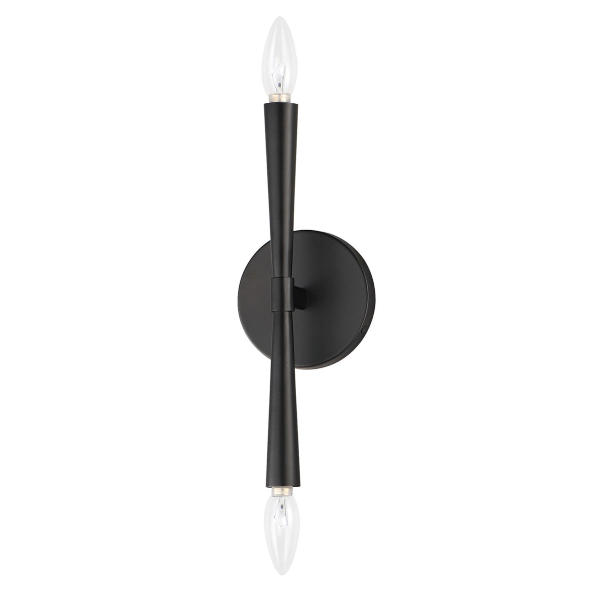 Maxim Lighting Rome 2 Light 13.5" Wall Sconce, Black